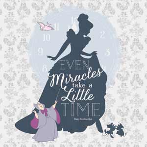 Disney Cinderella Miracles Take Time Silhouette Playstation 3 & PS3 Skin